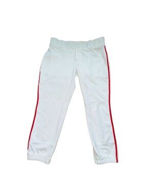 Champro Womens Softball Knickers/Pants-White/Red-M-GUC